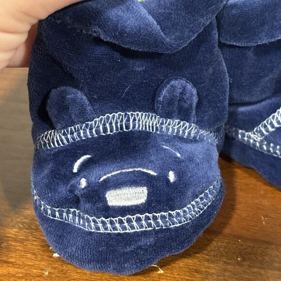Classic Pooh Disney Winnie The Pooh Navy Blue Baby Booties - Picture 7 of 7